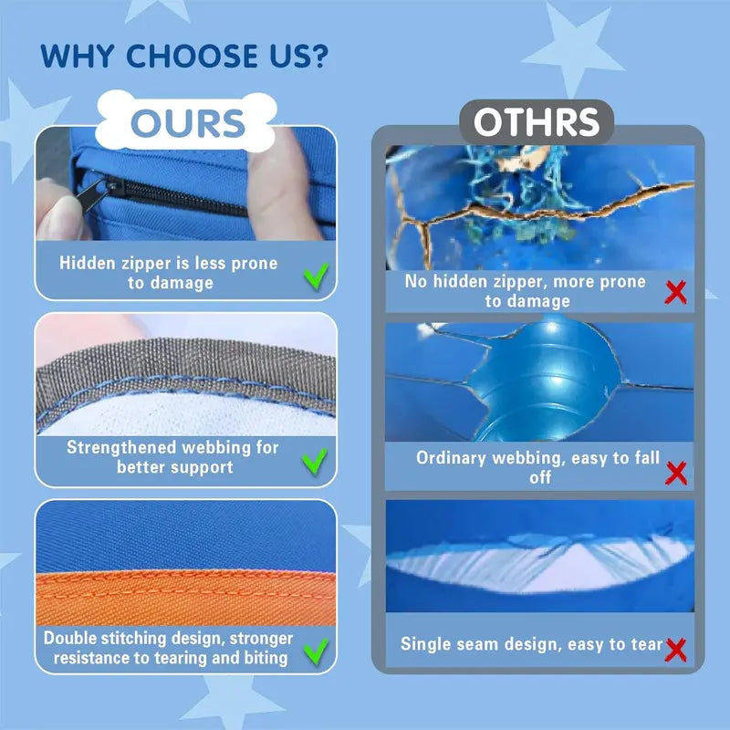 Interactive Push-and-Pull Outdoor Dog Toy